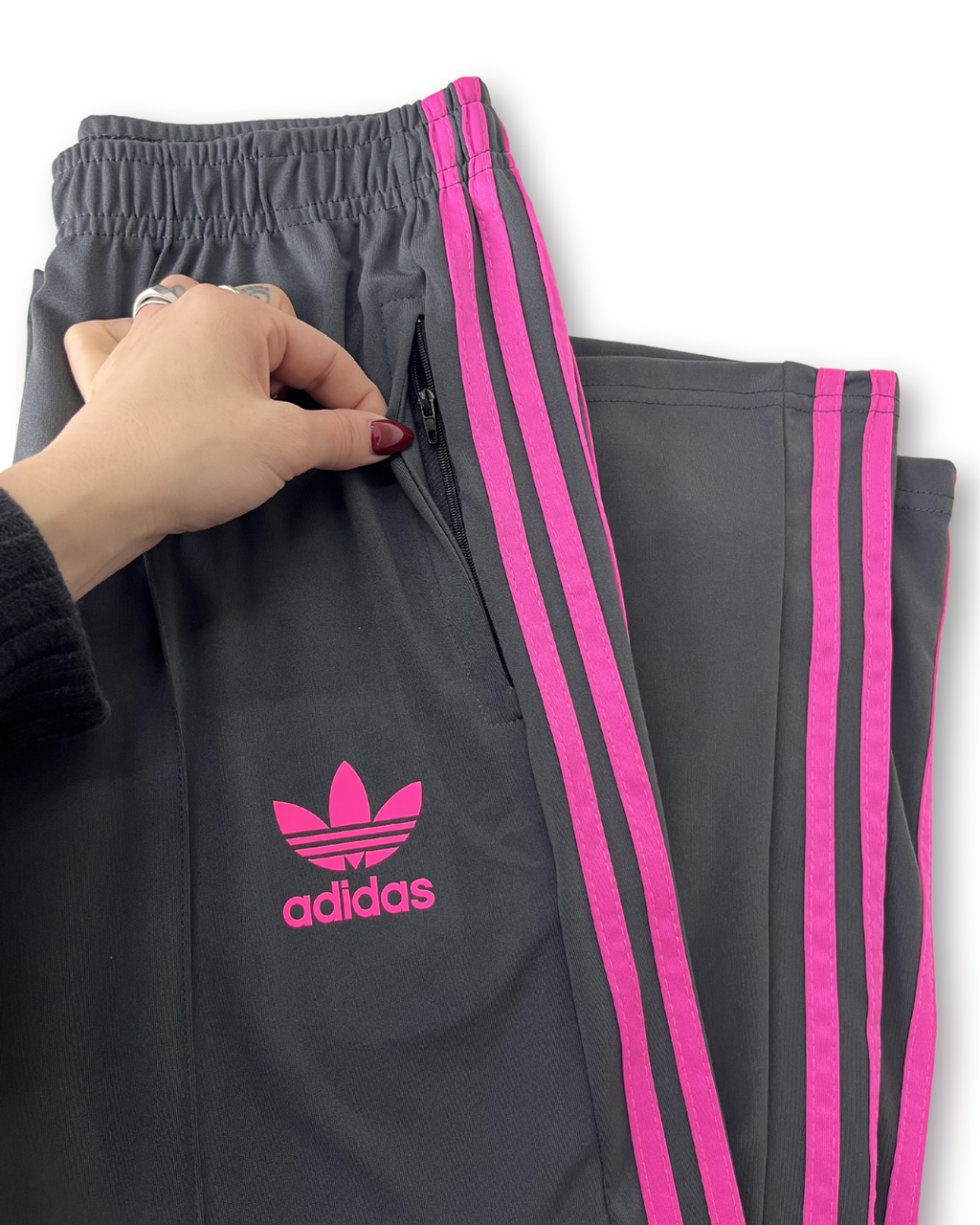 Pantalón Oxford Grey & Fucsia