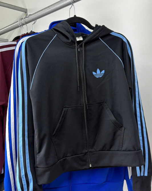 Conjunto deportivo - Negro con celeste