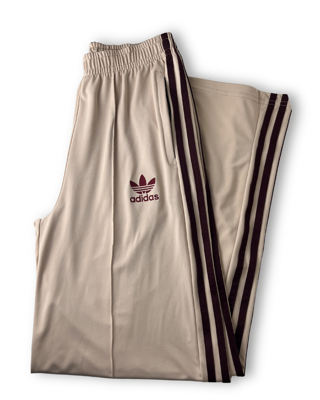 Pantalón Oxford Beige & Bordeaux