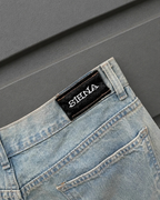 Jean desflecado wide leg
